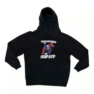 Full Send Nelk Boys Steve Will Do It Send God Black Hoodie Sweatshirt. Sz 2XL